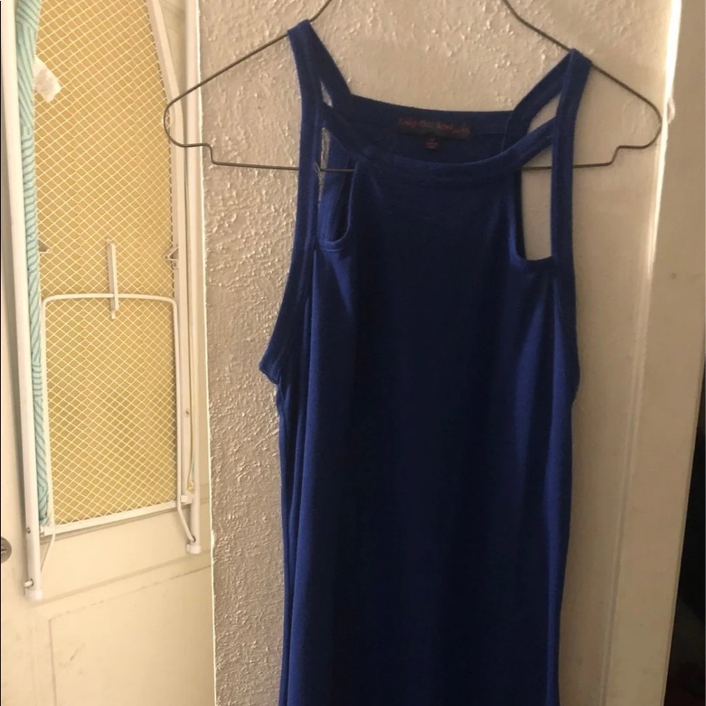 Blue dress